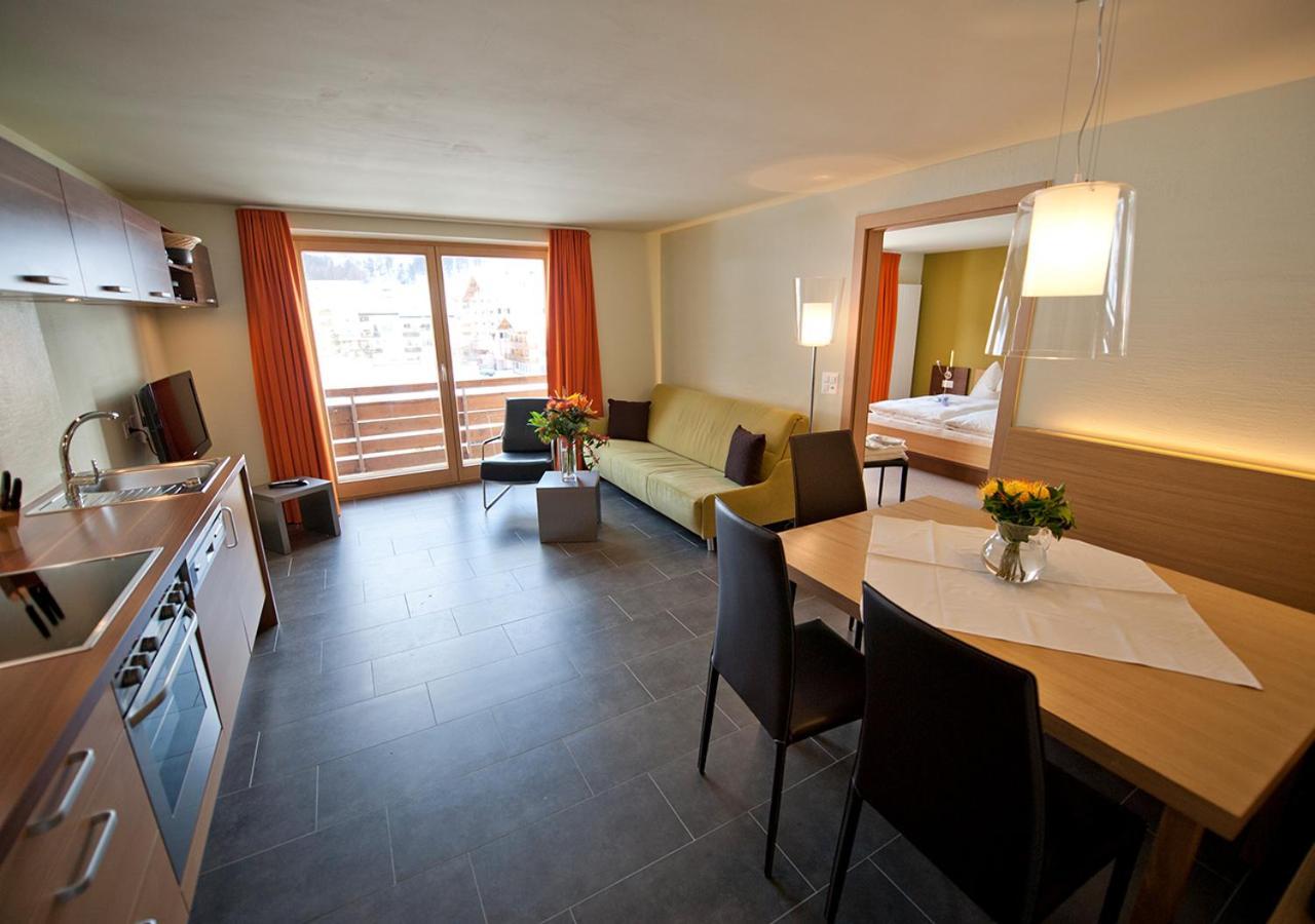 Hotel Garni Bergsonne Samnaun Rom bilde